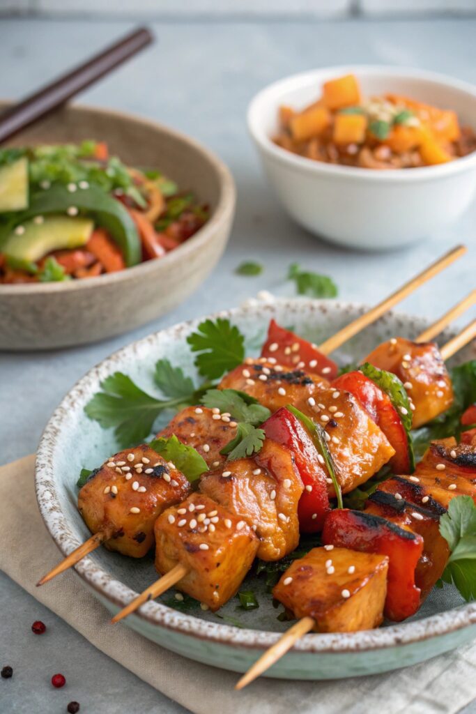 sweet and sour skewers