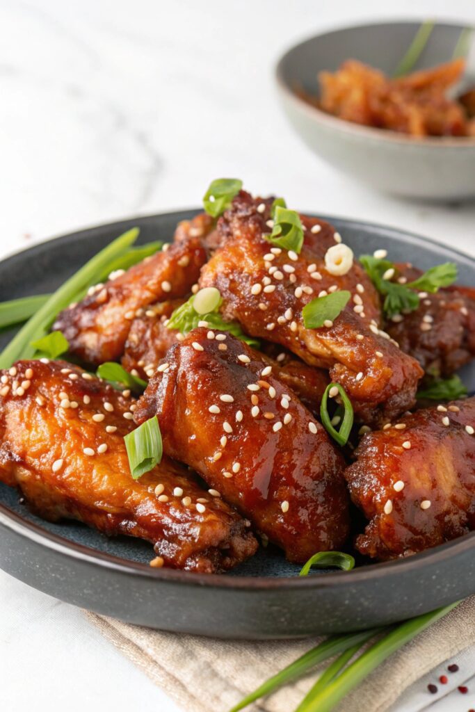 sweet and spicy wings