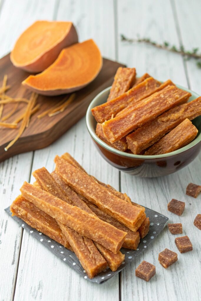 homemade sweet potato dog treats
