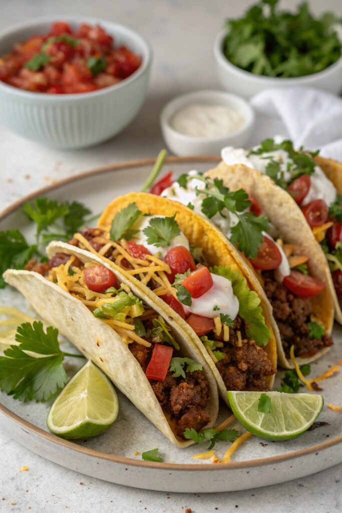 family taco night fun