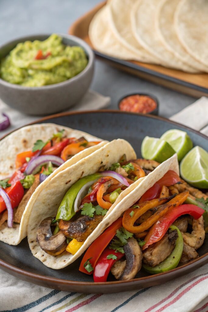 teriyaki vegetable fajitas recipe