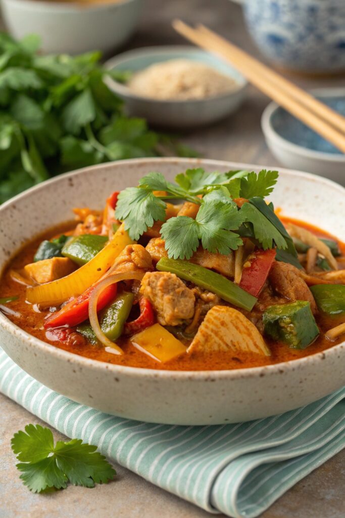 thai curry vegetable stir fry