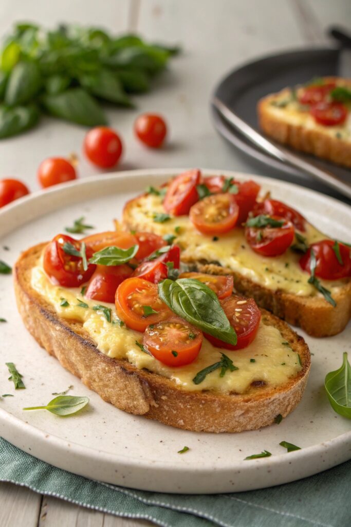 smoky melted cheese toast