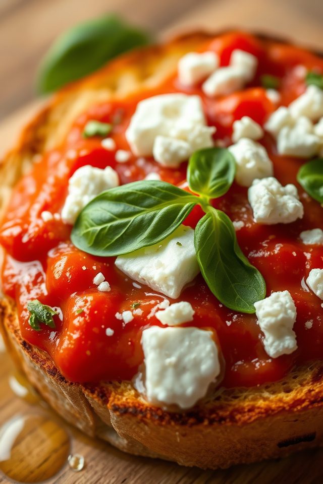 tomato basil cheese delight