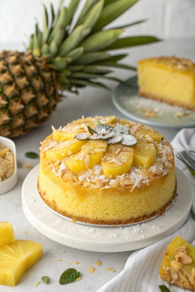 tropical paradise sponge cake