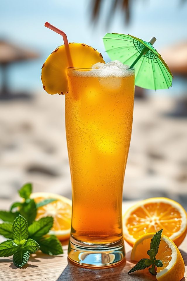 tropical beer cocktail twist