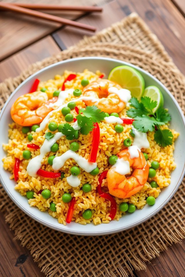 tropical coconut curry flavor
