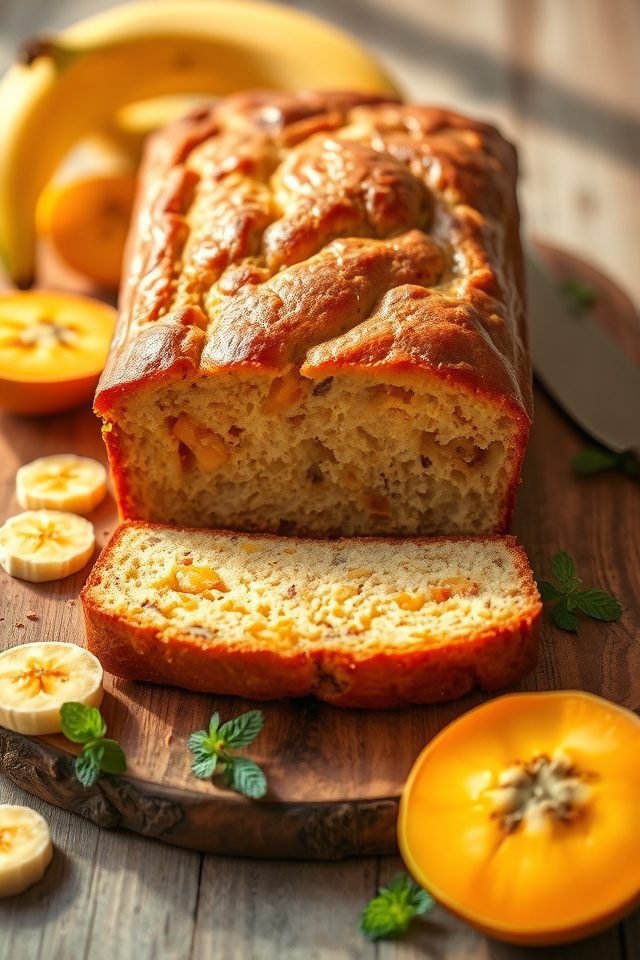 tropical pawpaw banana bread