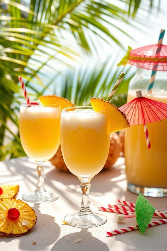 tropical pina colada punch