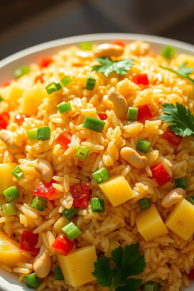 tropical sweet and savory