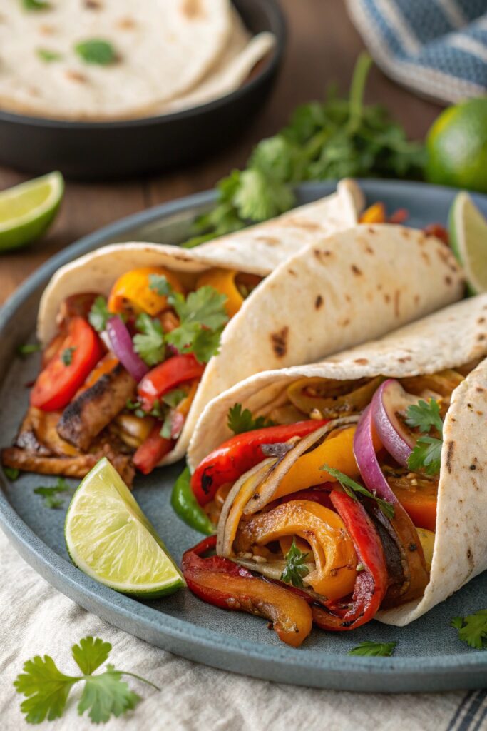 zesty cilantro lime fajitas