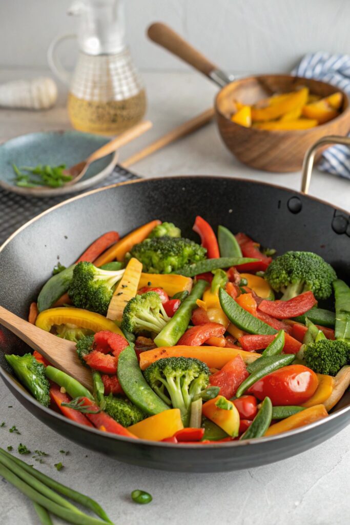 quick veggie stir fry meal