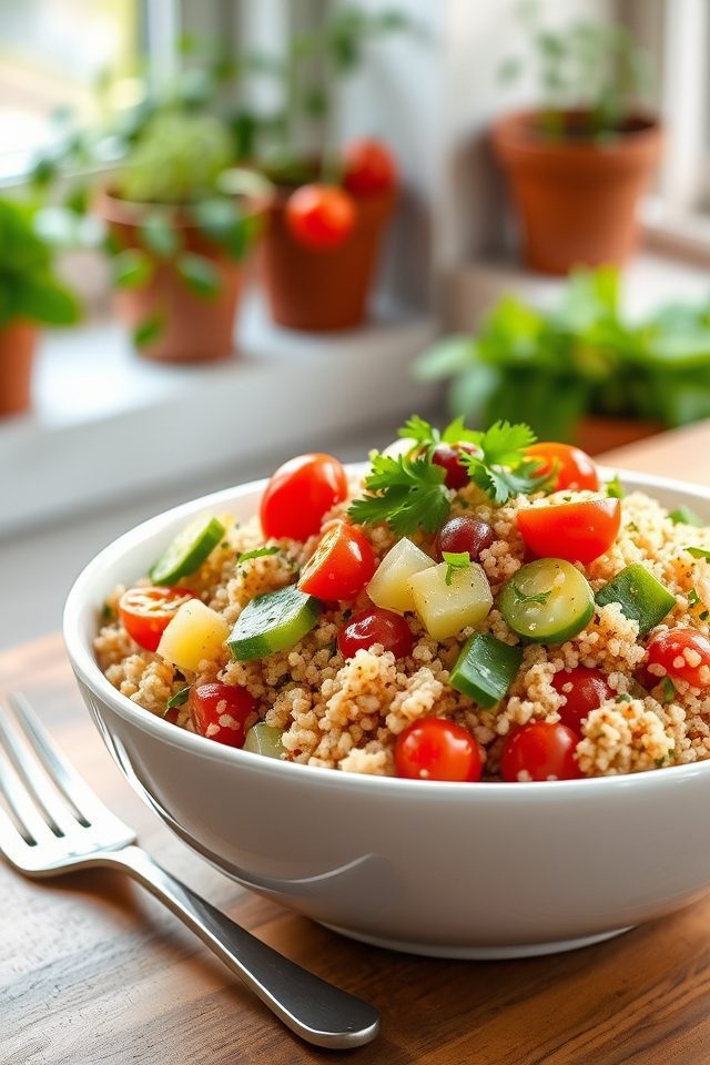 vibrant nutritious quinoa salad