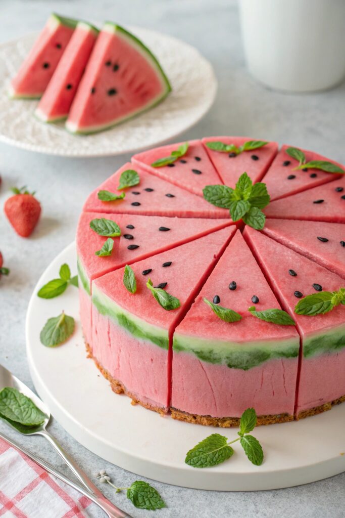 refreshing summer watermelon dessert