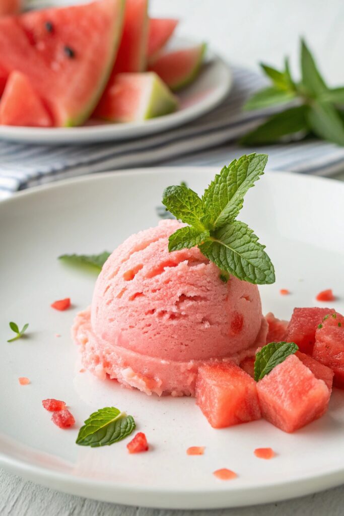 refreshing watermelon sorbet recipe