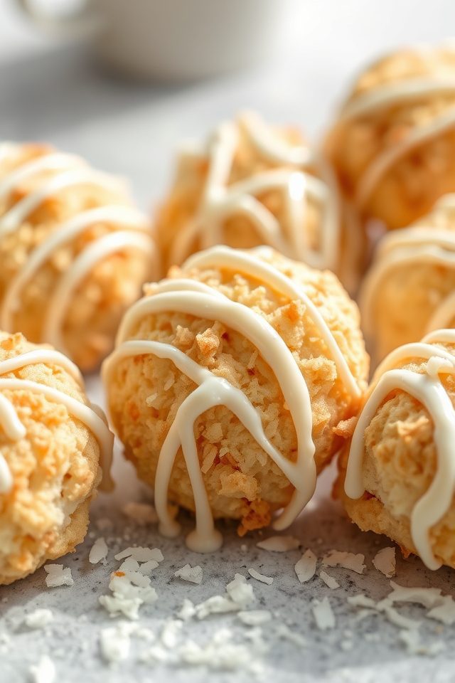 white chocolate coconut treats