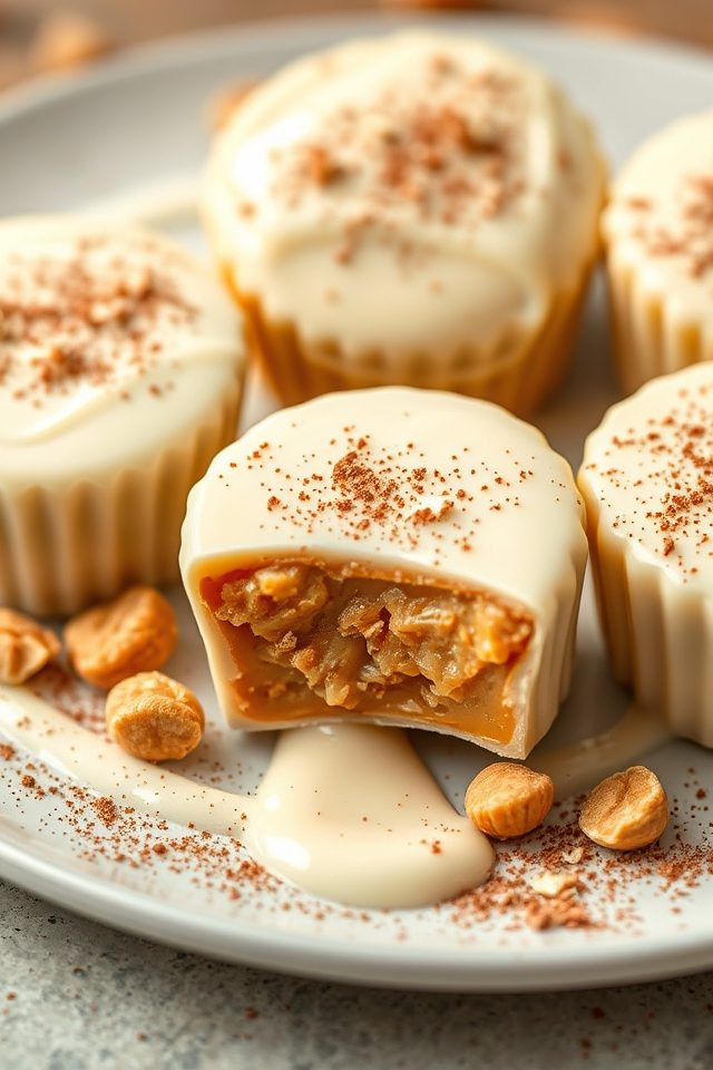 white chocolate peanut butter cups