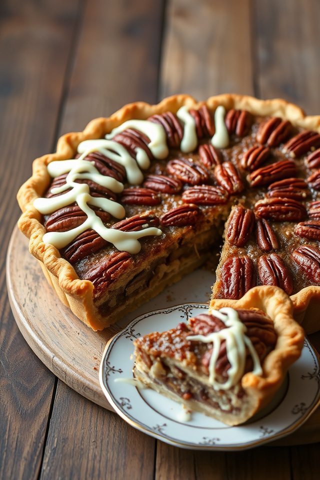 white chocolate pecan delight