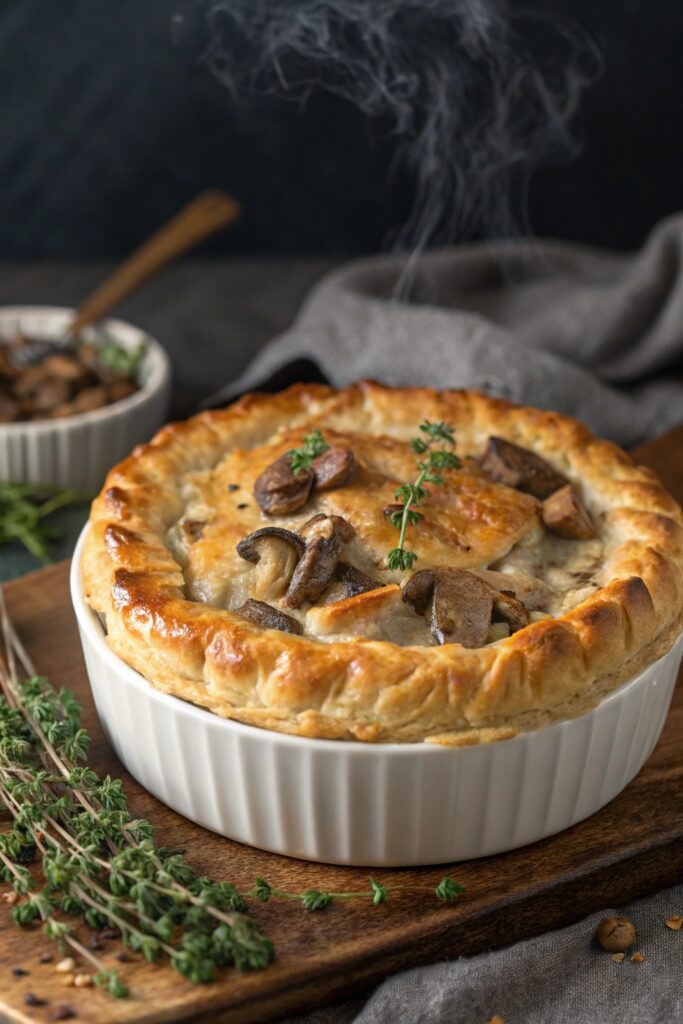 gourmet mushroom pot pie