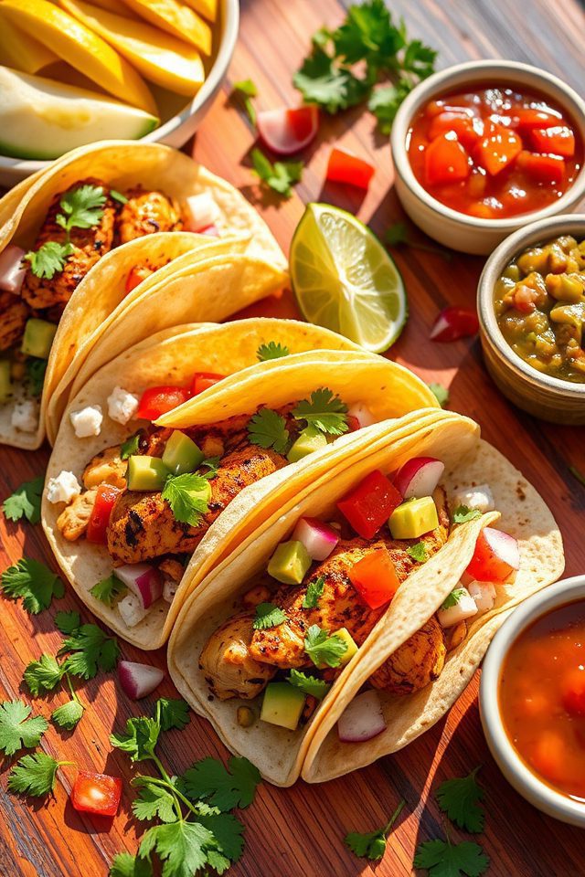 zesty cilantro lime tacos