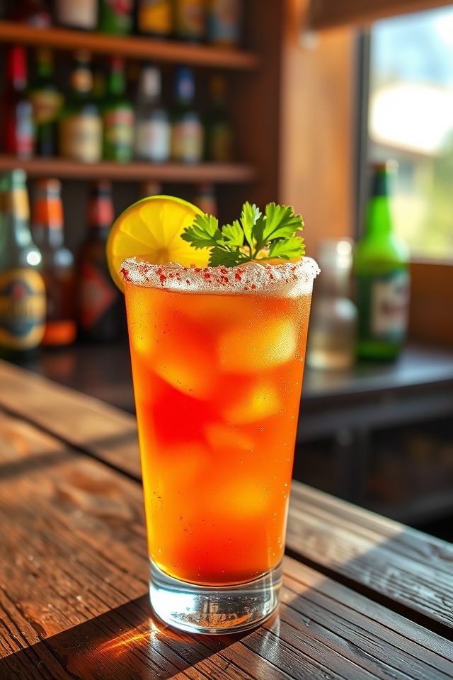 zesty mexican beer cocktail