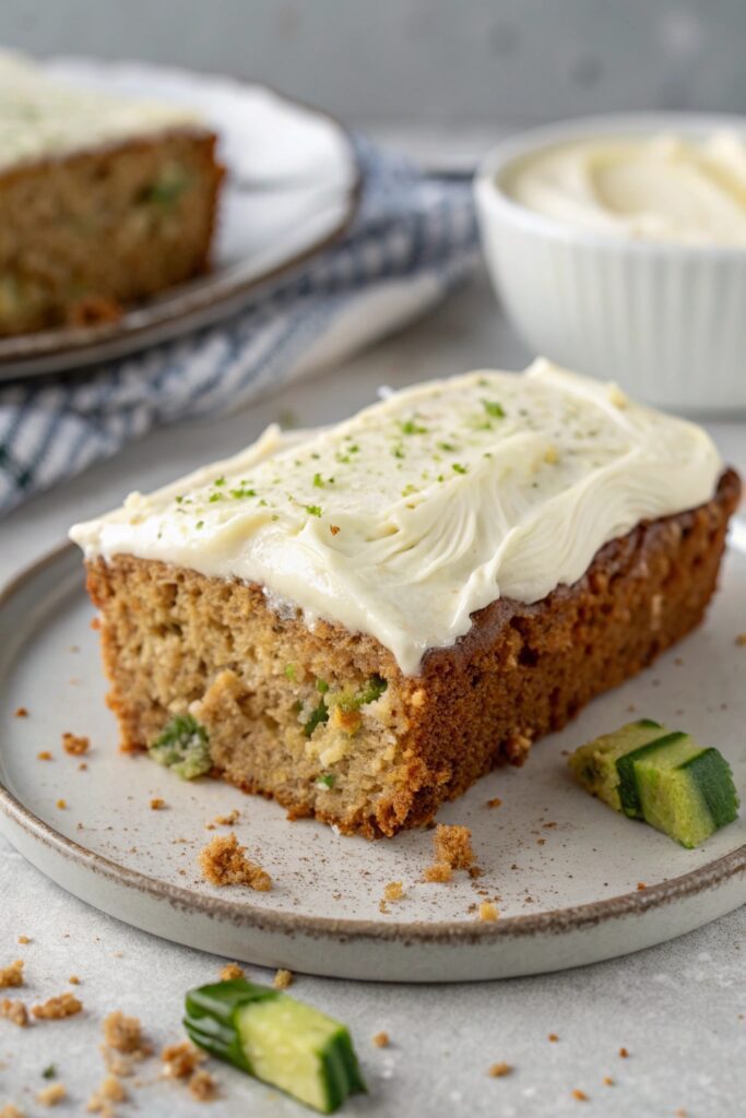 zucchini bread with frosting