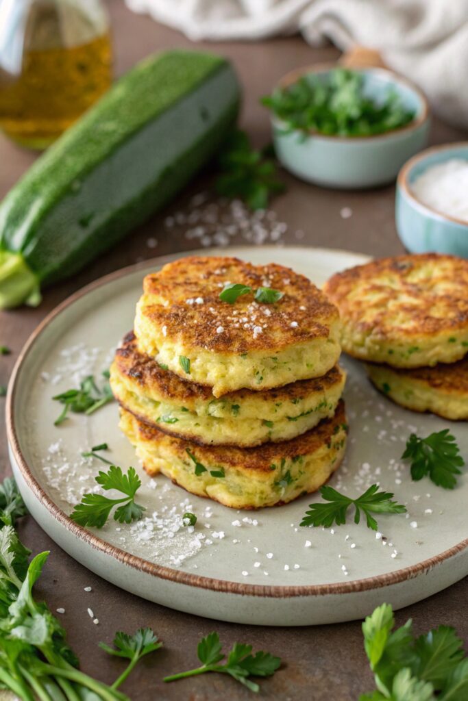 crispy zucchini fritters recipe