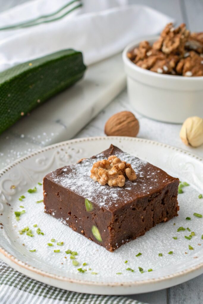 zucchini rich chocolate fudge
