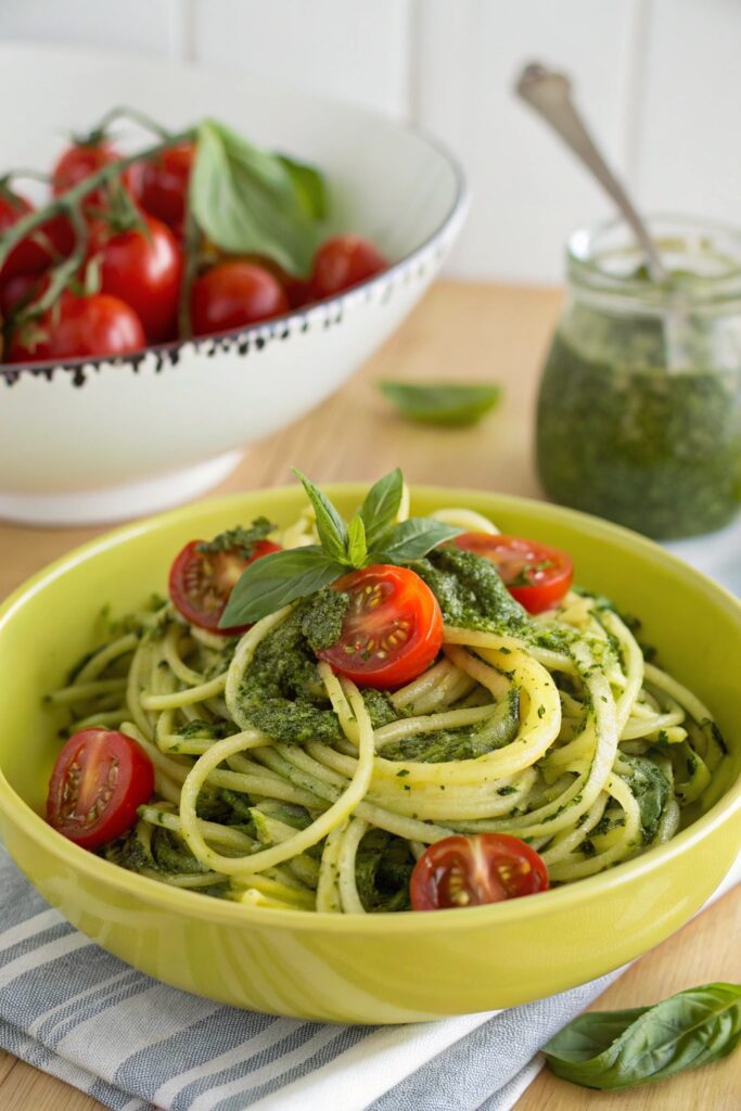 Zucchini Noodles With Pesto
