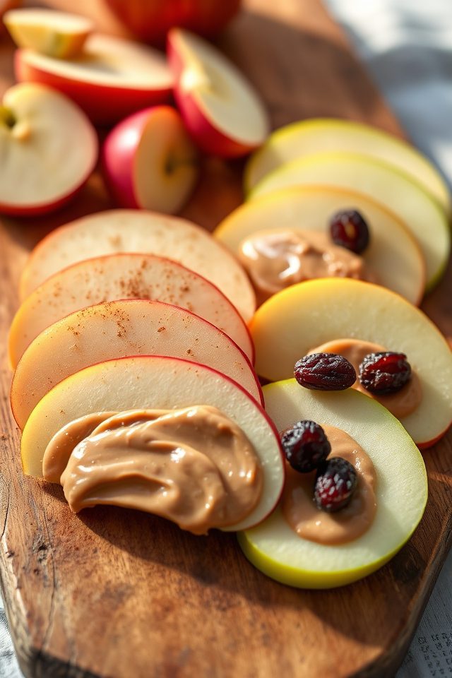 Apple Slices With Nut Butter
