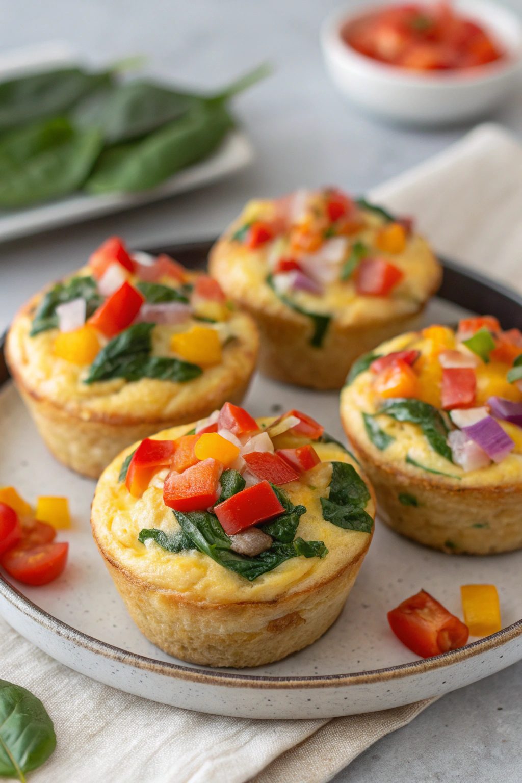 Breakfast Egg Muffins With Veggies