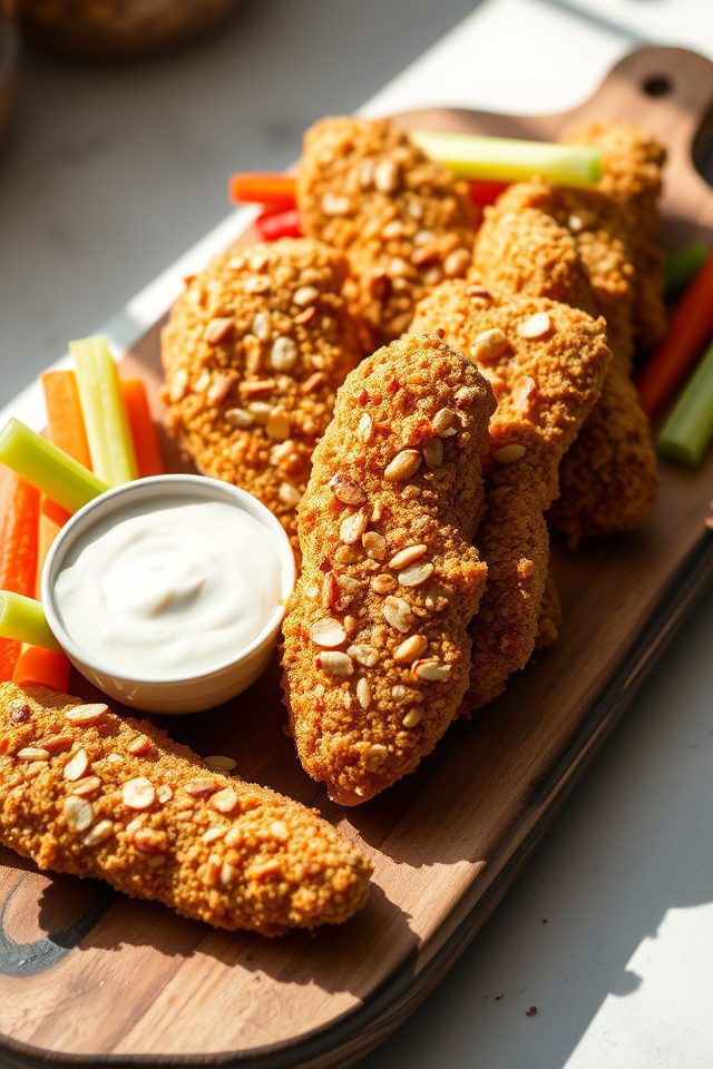 Almond-Crusted Baked Chicken Tenders