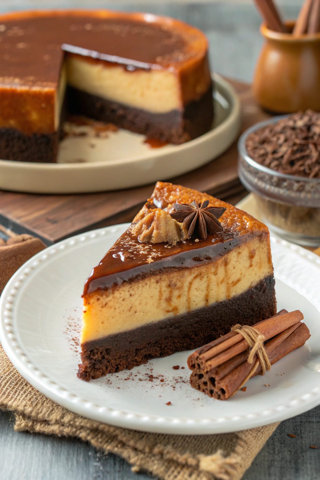 Chocoflan a Chocolate and Flan Combination