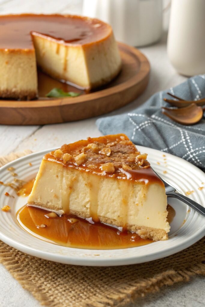 Coconut Flan With Caramel Sauce