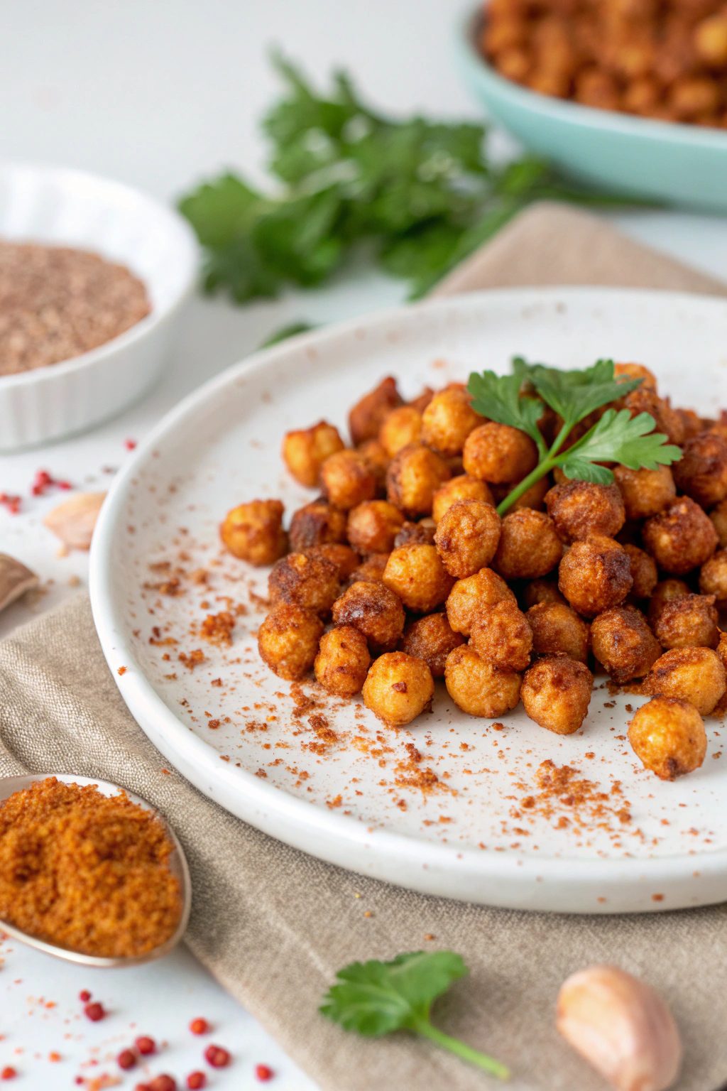 Crispy Chickpeas With Sea Salt and Paprika
