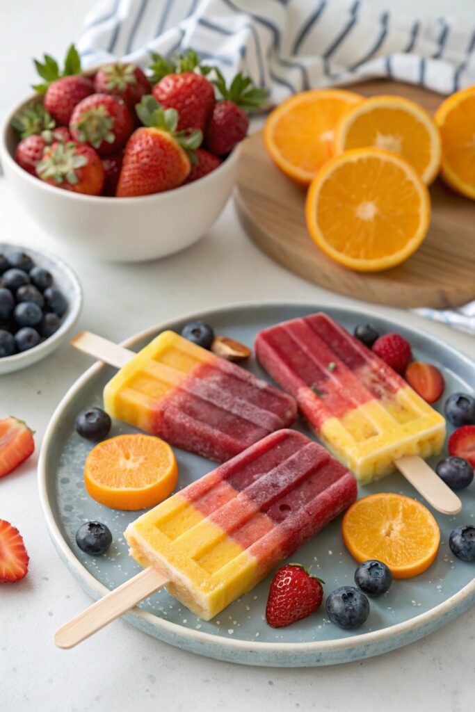 DIY Fruit Popsicles
