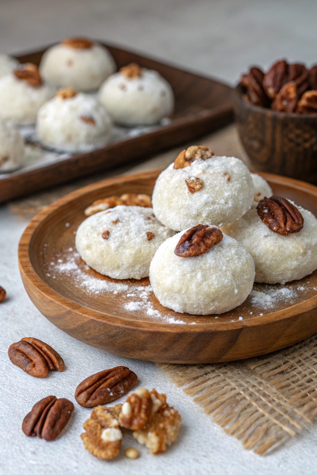 Mexican Wedding Cookies With Pecans