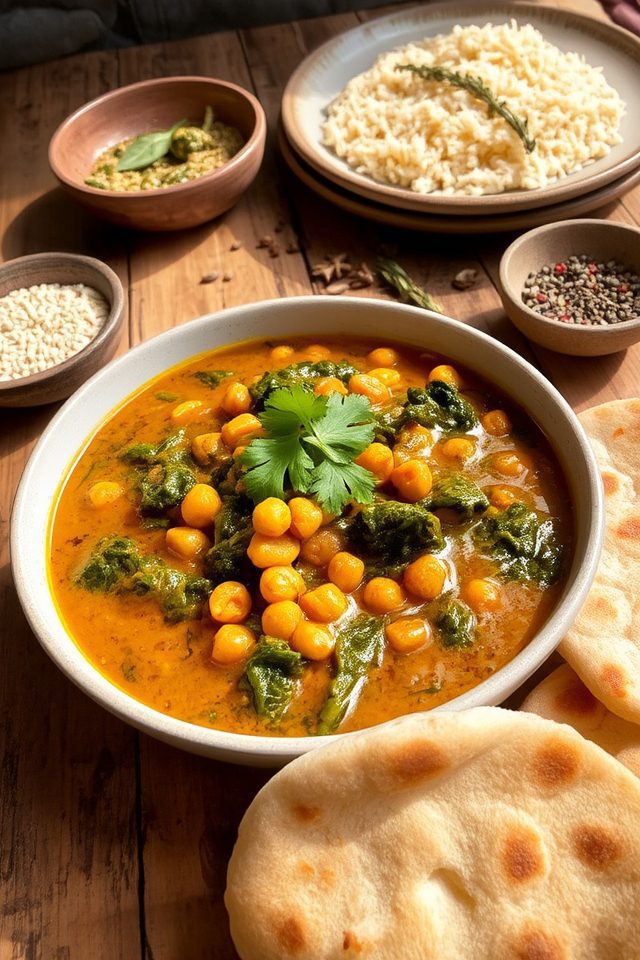 Spinach and Chickpea Curry
