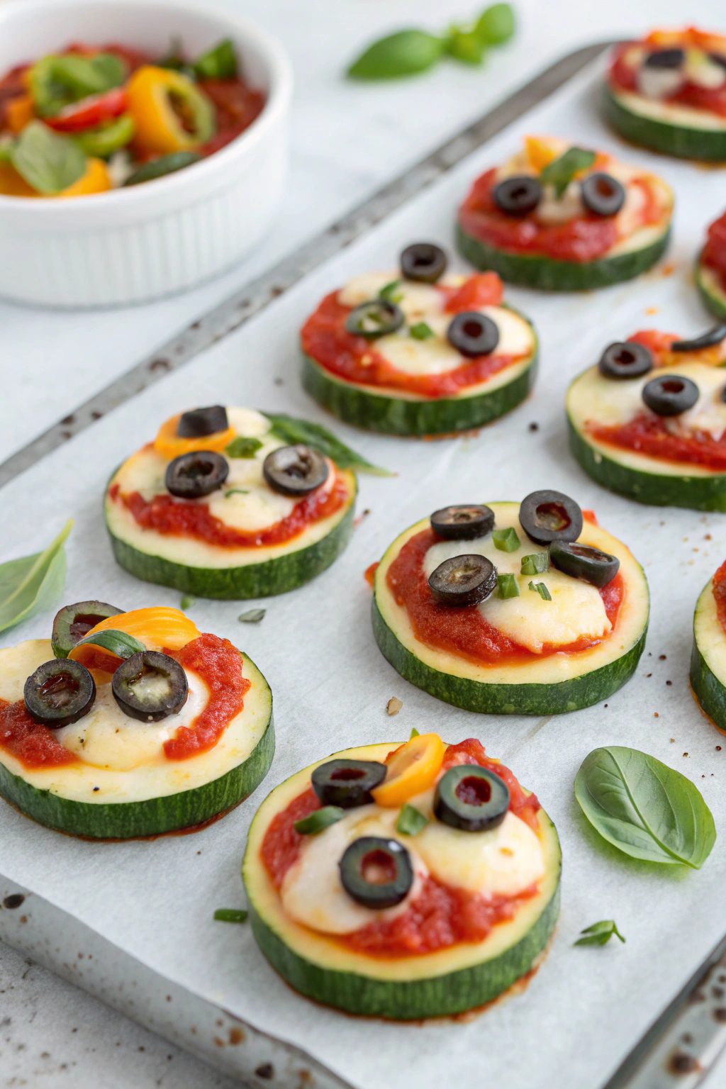 Zucchini Pizza Bites