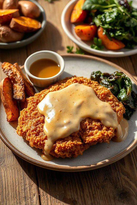 apple vinegar fried steak
