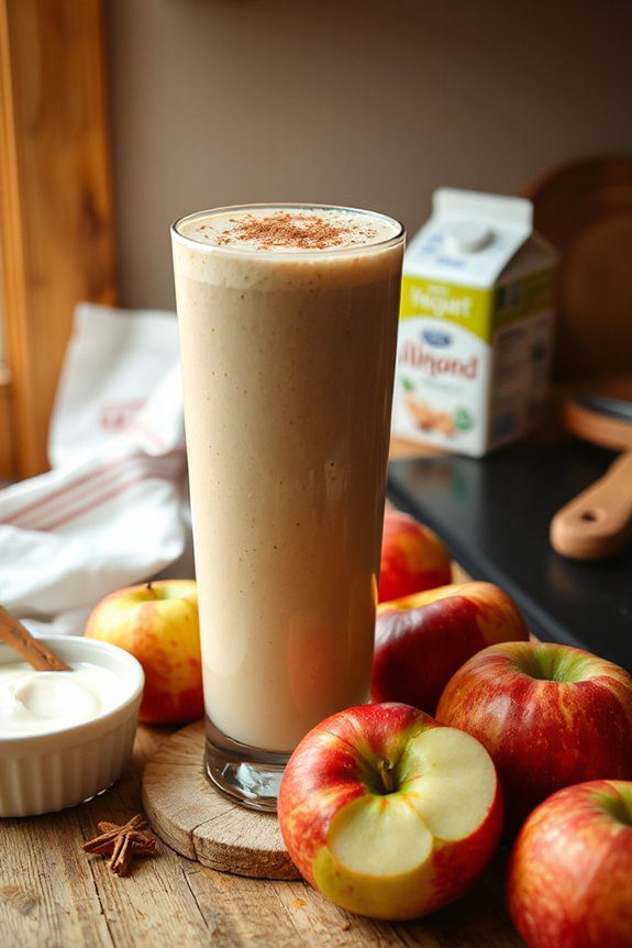 apple yogurt smoothie delight