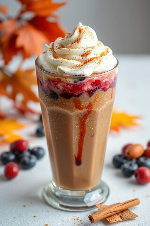 autumn flavors coffee delight