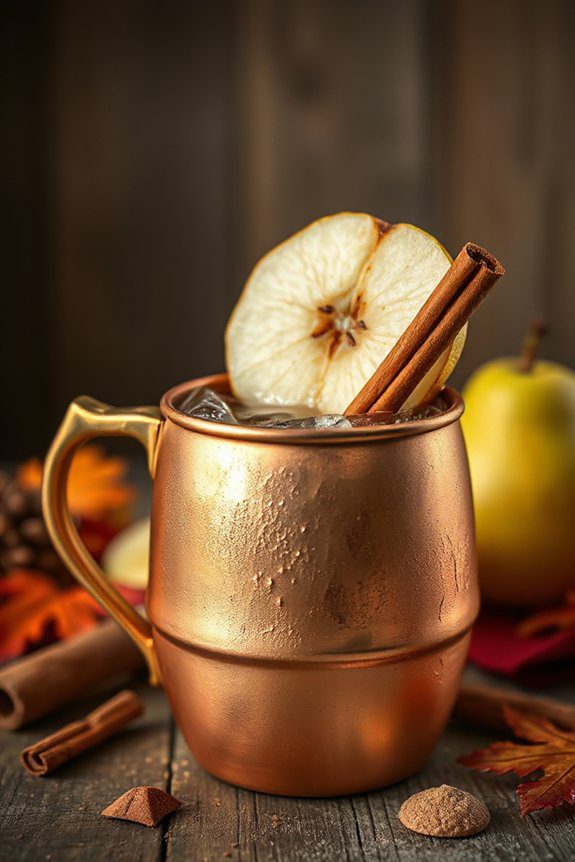 autumn inspired spiced cocktail