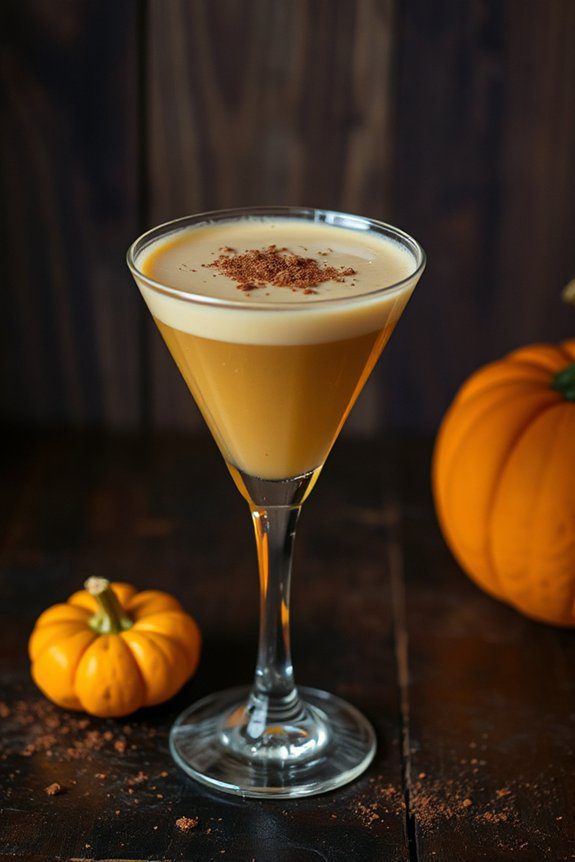 autumn pumpkin spice cocktail