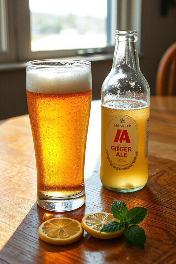 beer cocktail with soda