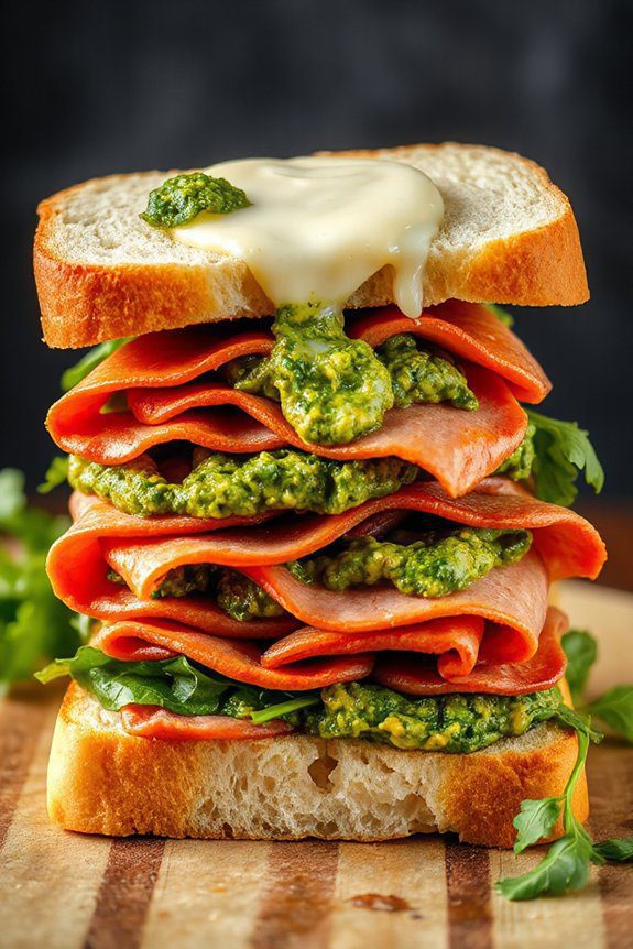 bologna pesto flavor explosion