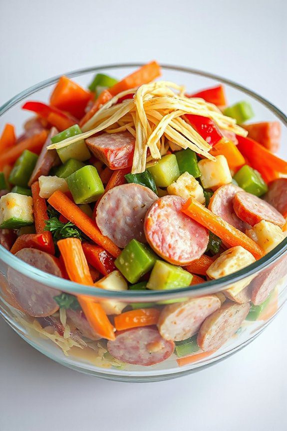 bologna salad with noodles