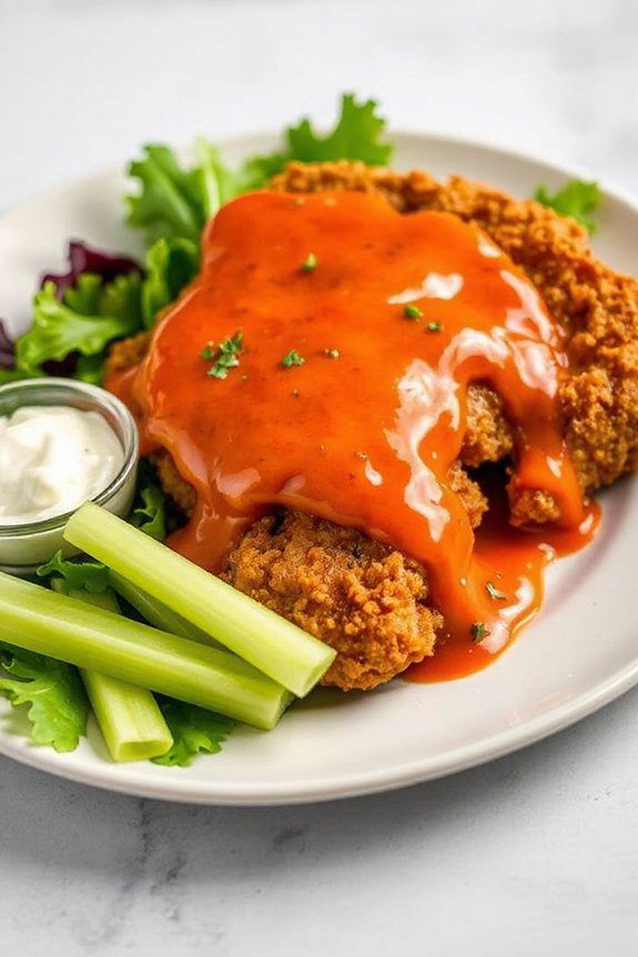 buffalo sauce chicken steak