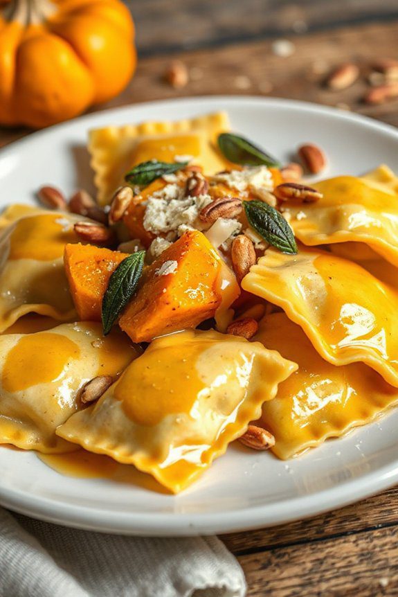 butternut squash ravioli delight