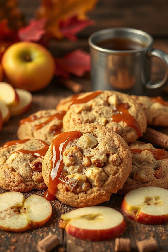 caramel apple cookie delight